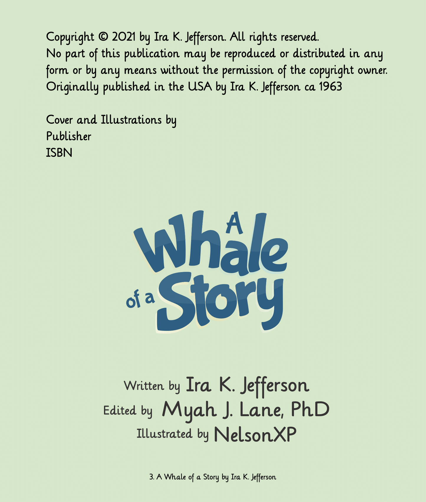 A Whale Of A Story (Pre-Order) Softback